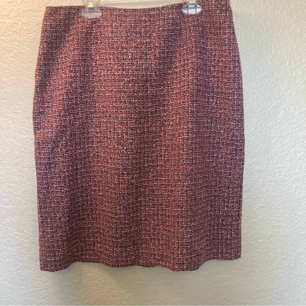 Norton McNaughton Classic Textured Skirt Pink Business Pencil Women’s Size 10